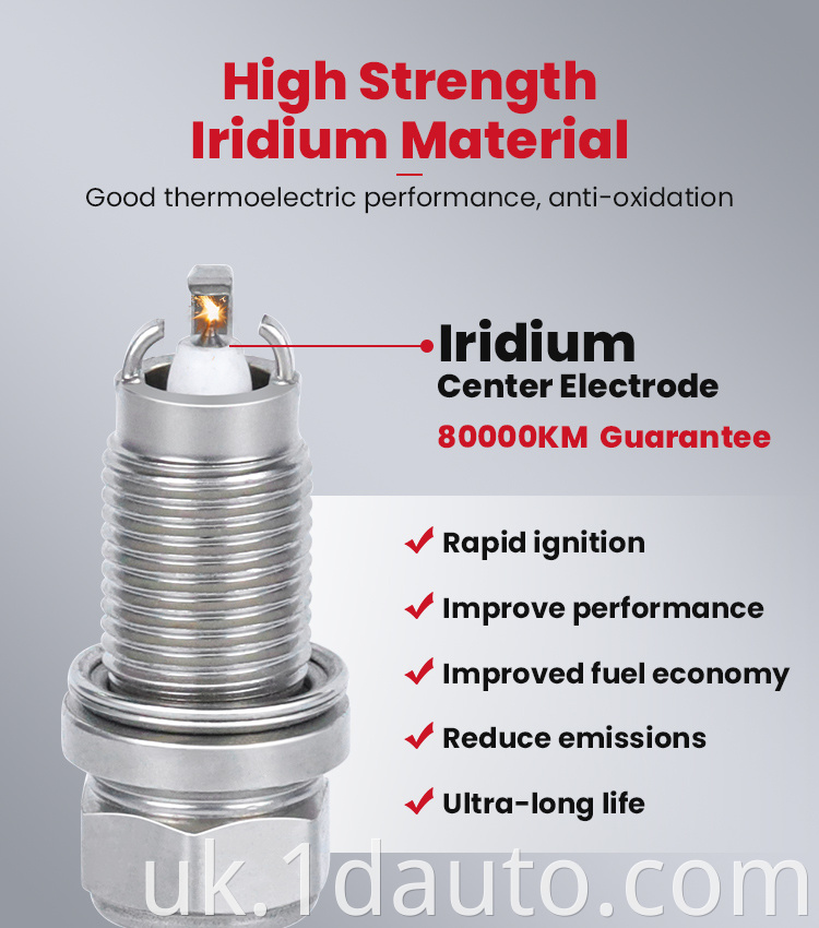 Double Iridium Spark Plug for Toyota